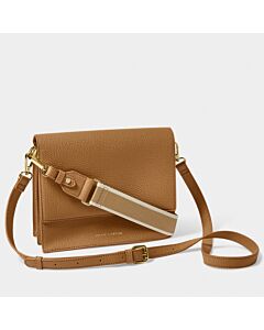 Katie Loxton Orla Canvas Strap Crossbody Bag - Tan